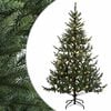 vidaXL K&uuml;nstlicher klappbarer Weihnachtsbaum 120 cm 150 LEDs
