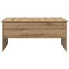 vidaXL Couchtisch Artisan-Eiche 102 x 50,5 x 46,5 cm Holzwerkstoff