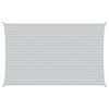 vidaXL Sonnensegel Hellgrau und Wei&szlig; 8 x 5 m 100 % Polyester Oxford
