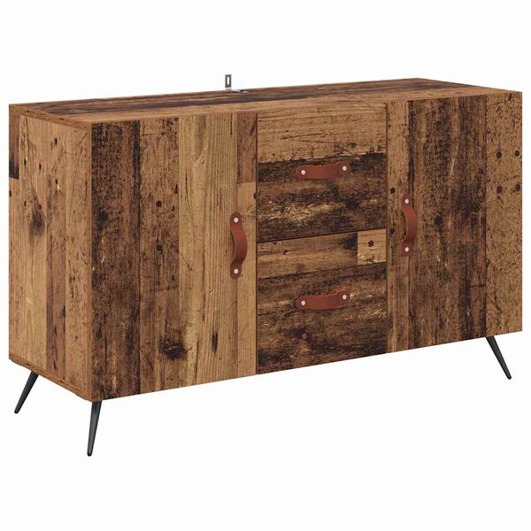 vidaXL Sideboard mit Schubladen Altholz 100 x 36 x 60 cm Holzwerkstoff