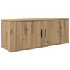 vidaXL Wand-TV-Schrank Set 2 pcs Artisan-Eiche 100 x 34,5 x 40 cm