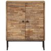 vidaXL Sideboard Recyceltes Teakholz 60x30x75 cm