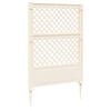 vidaXL Trellis mit Spike PP Wei&szlig;