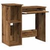 vidaXL Schreibtisch mit Regal Altholz-Optik 84x40x78cm Holzwerkstoff
