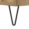 vidaXL Couchtisch Artisan-Eiche 102 x 44,5 x 50 cm Holzwerkstoff