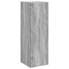 vidaXL Wandmontierter Badezimmerschrank Grau Sonoma 33 x 34,5 x 60 cm