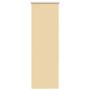 vidaXL Verdunkelungsrollo Beige 40x130cm Stoffbreite 35,7 cm Polyester