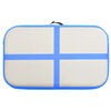 vidaXL Aufblasbare Gymnastikmatte mit Pumpe 60x100x15 cm PVC Blau