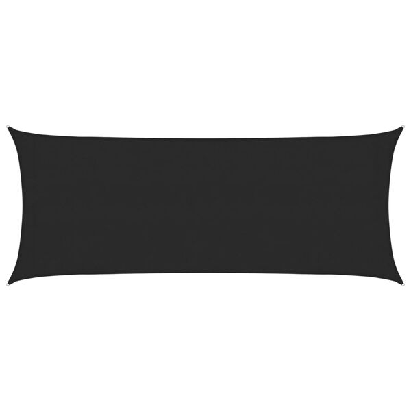 vidaXL Sonnensegel 160 g/m&sup2; Schwarz 2x5 m HDPE