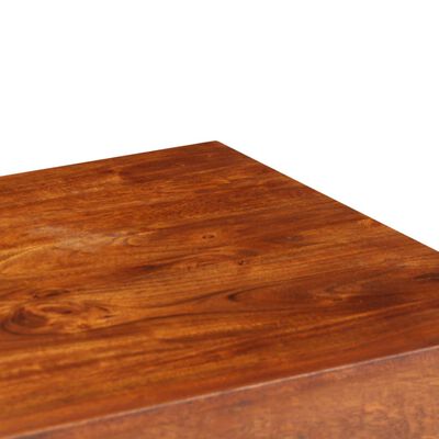 vidaXL Schreibtisch Massivholz mit Honigfarbenem Finish 110x50x76 cm