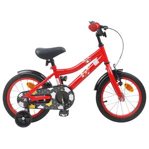 vidaXL Kinderfahrrad 14 Zoll f&uuml;r 3-5 Jahre alt Rot