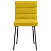 vidaXL Esszimmerst&uuml;hle 6 Stk. Gelb Samt