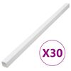 vidaXL Installationsrohre 50x25 mm 30 m PVC