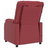 vidaXL Massagesessel Weinrot Kunstleder