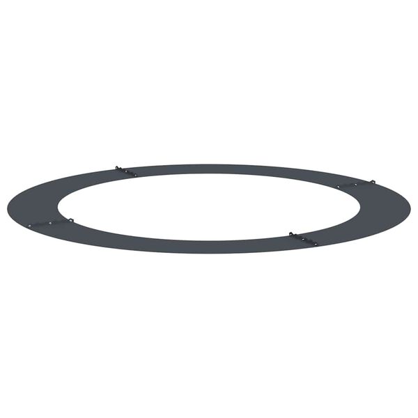 vidaXL geeignet f&uuml;r flachen Baumring Anthrazit &Oslash;90 / 120 cm Stahl