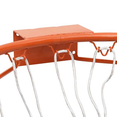 vidaXL Basketballring Orange 39 cm Stahl