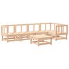 vidaXL 6-tlg. Garten-Lounge-Set Massivholz Kiefer