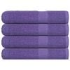 vidaXL Handt&uuml;cher FROGN 4 Stk. Lila 100x200 cm 360 g/m&sup2;