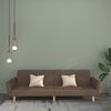 vidaXL Schlafsofa 2-Sitzer Taupe Stoff