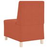 vidaXL | Modulares Armfreies Sofa | Orange 55 x 74 x 82 cm Cordstoff