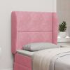 vidaXL Kopfteil Ohr Rosa 80 x 23 x 6 cm Samt