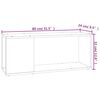 vidaXL TV-Schrank Sonoma-Eiche 80x24x32 cm Holzwerkstoff