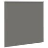 vidaXL Verdunkelungsrollo Grau 155x130cm Stoffbreite 151,6cm Polyester