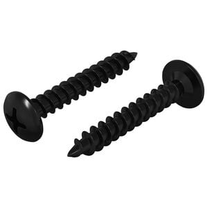 vidaXL Selbstschneidender Nagel 2 pcs Schwarz 4 x 25 mm Stahl