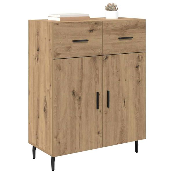 vidaXL Sideboard Artisan-Eiche 69,5 x 34 x 90 cm Holzwerkstoff