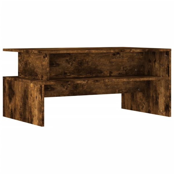vidaXL Couchtisch Räuchereiche 90x55x42,5 cm Holzwerkstoff