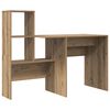 vidaXL Schreibtisch Artisan-Eiche Holzwerkstoff 131,5 x 50 x 106,5 cm