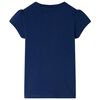 Kinder-T-Shirt Marineblau 140