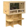 vidaXL Terrarienbasis Braun 80 x 50 x 50 cm OSB