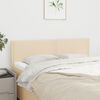 vidaXL Kopfteile 2 Stk. Creme 72x5x78/88 cm Stoff