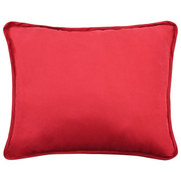 vidaXL 3-tlg. Winterbettdecken-Set Stoff Burgunderrot 240x220/60x70cm