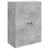 vidaXL Wandschrank Betongrau 66 x 34,5 x 90 cm Holzwerkstoff