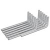 vidaXL Inbusschl&uuml;ssel 2118 pcs Silber 32 x 86 mm Stahl