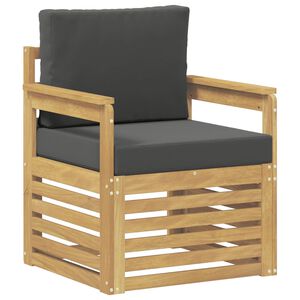 vidaXL 2 St&uuml;ck Outdoor-Sofagarnitur Polyester Wei&szlig; und Anthrazit