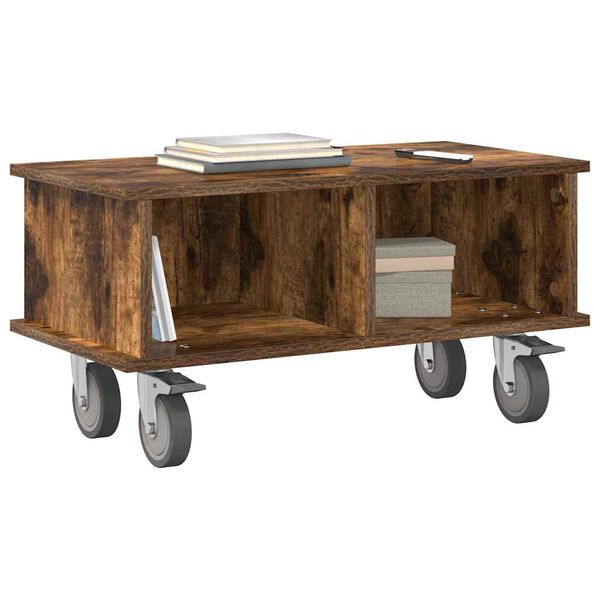 vidaXL TV-St&auml;nder Ger&auml;ucherte Eiche 68,5 x 35 x 35 cm Holzwerkstoff