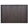 Bambus-Badezimmermatte 60x90 cm Dunkelbraun