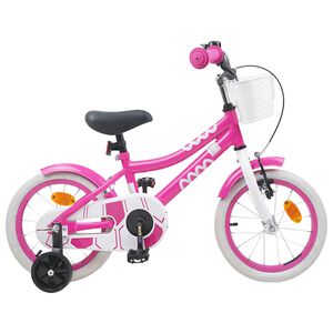 vidaXL Kinderfahrrad 12 Zoll f&uuml;r 2-4 Jahre alt Rosa