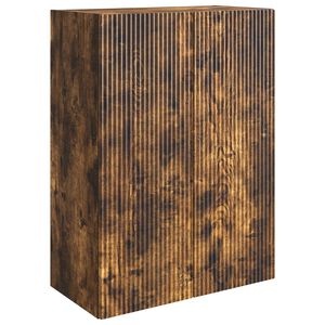 vidaXL Wandschrank Ger&auml;ucherte Eiche 66 x 34,5 x 90 cm Holzwerkstoff