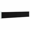 vidaXL Seitenmarkise Ausziehbar 117x614 cm Schwarz