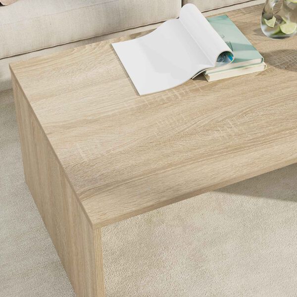 vidaXL Couchtisch Sonoma-Eiche 95 x 50 x 34 cm Holzwerkstoff