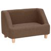 vidaXL Hundesofa Braun 60x37x39 cm Leinen