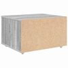 vidaXL Schubladenschrank Mit Rad Graues Sonoma 55 x 45 x 31 cm