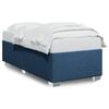 vidaXL Bettgestell ohne Matratze Blau 90x200 cm Stoff
