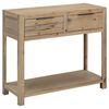 vidaXL Konsolentisch 82x33x73 cm Akazie Massivholz