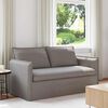 vidaXL Sofa Taupe Gesamtabmessungen: 156 x 82 x 85 cm (B x T x H) Samt