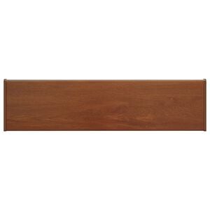 vidaXL Fensterbank Braunes Holz 80 x 25 x 4,5 cm PVC